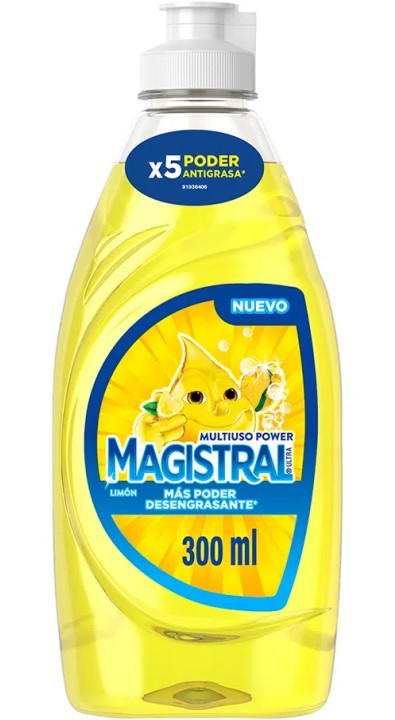 MAGISTRAL DETERGENTE LIMON 300ml x21