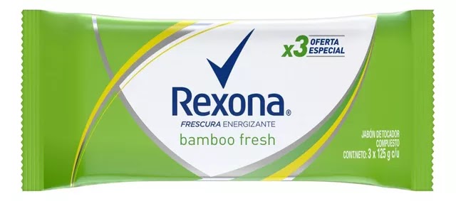 REXONA JABON BAMBOO X3 120gr x24