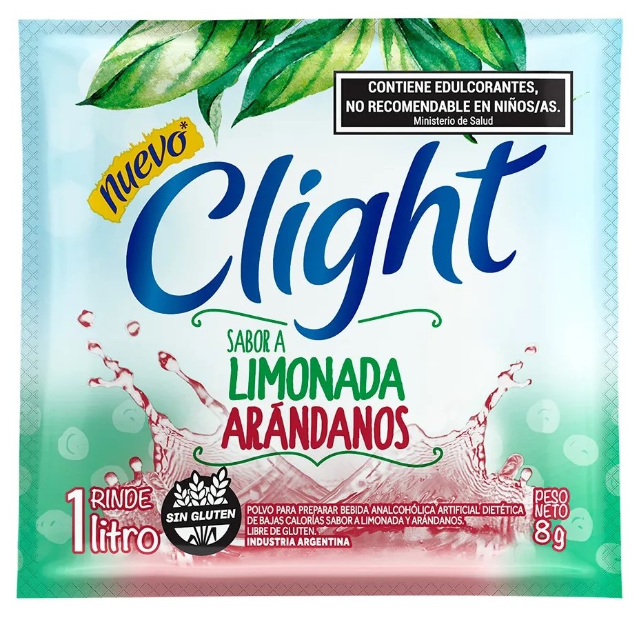 CLIGHT LIMONADA ARANDANOS 8g x320