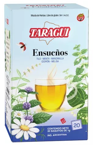 TARAGUI TE SILVESTRE ENSUEÑO 20 X6