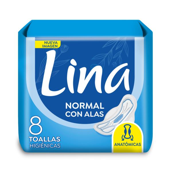 LINA TOALLA ANATOMICA C/ALAS  8u x48