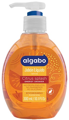 ALGABO JABON LIQUIDO C/PIC CITRUS 300ml x12