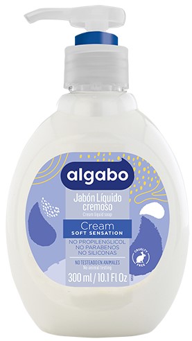 ALGABO JABON LIQUIDO C/PIC CREMOSO 300ml x12