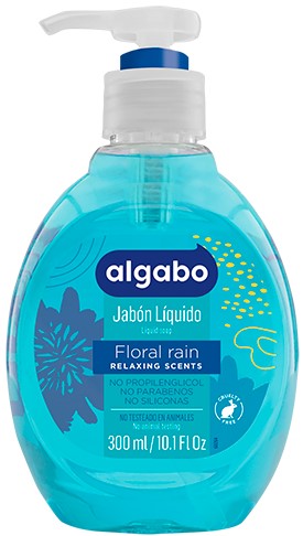 ALGABO JABON LIQUIDO C/PIC FLORAL R 300ml x12