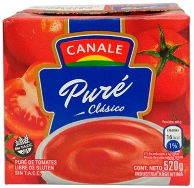 CANALE PURE DE TOMATES 520gr x12