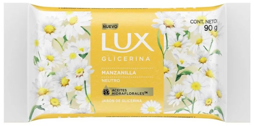 LUX JABON GLICERINA MANZANILLA 90gr x108