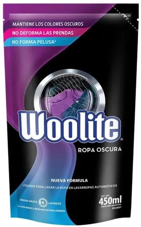 WOOLITE ROPA OSCURA DP 450ml x12