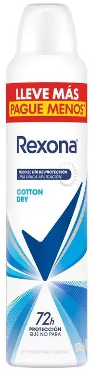 REXONA DEO MUJER COTTON DRY XL 250ml x12