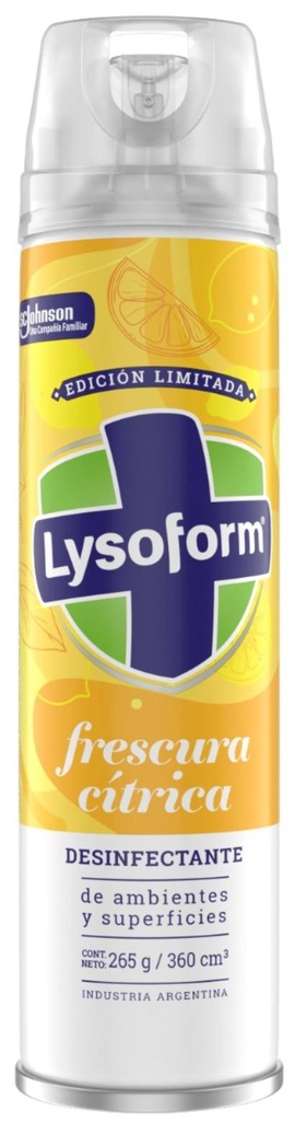 LYSOFORM AERO DESINFECT FRESC CITRICA 360ml x12