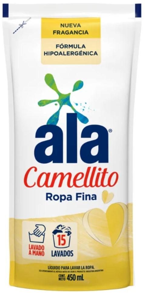 ALA JABON LIQUIDO LAV MANO CAMELLITO R FINA DP 450ml x15