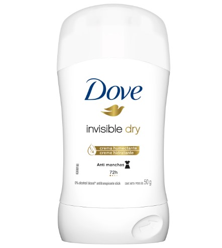 DOVE BARRA MUJER INVISIBLE CARE 53gr x12