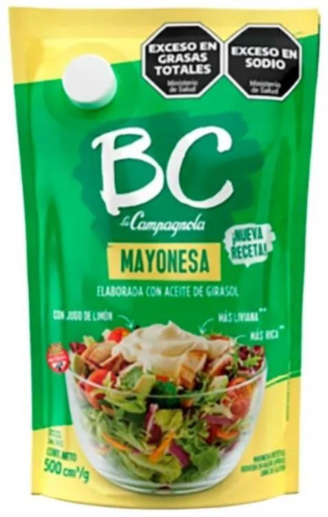 BC MAYONESA 500gr x12