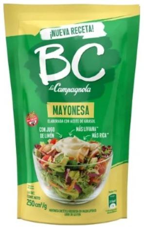 BC MAYONESA 250gr x12