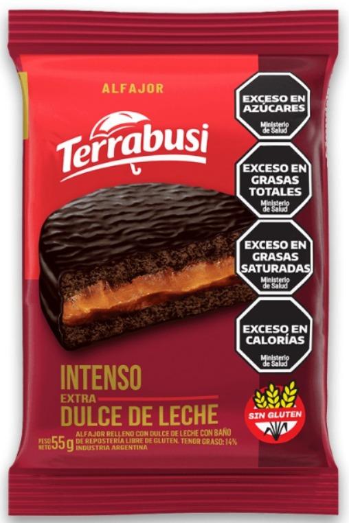 TERRABUSSI ALFAJOR INTENSO 55gr x42