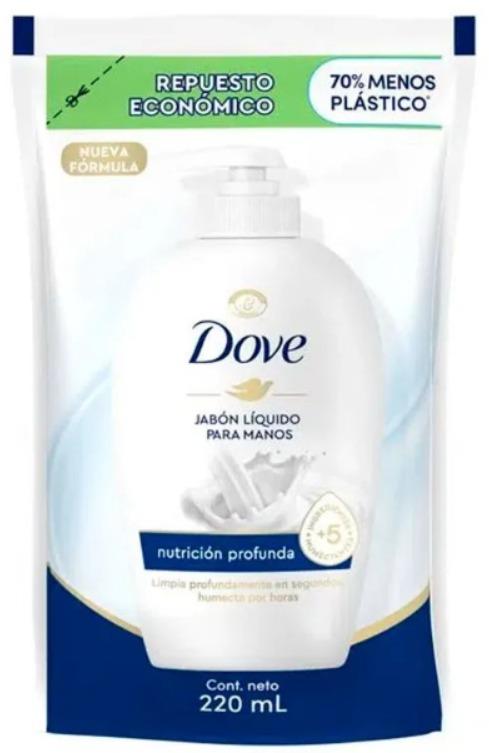 DOVE JABON LIQUIDO NUTRICION PROFUNDA DP 220ml x12