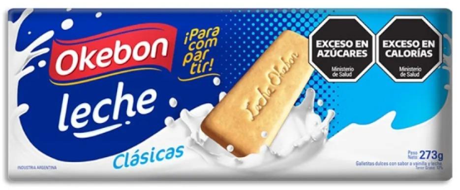 OKEBON GALLETITA LECHE 273gr x18