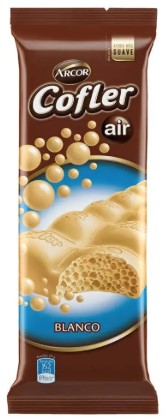 DISPLAY COFLER CHOCOLATE AIR BLANCO x10 55gr (8/B)