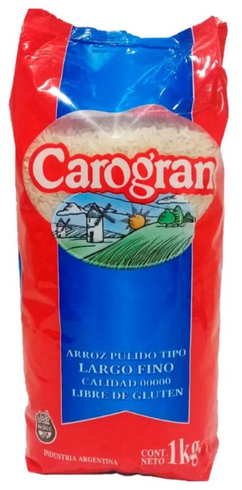 CAROGRAN ARROZ LARGO FINO 1kg x10