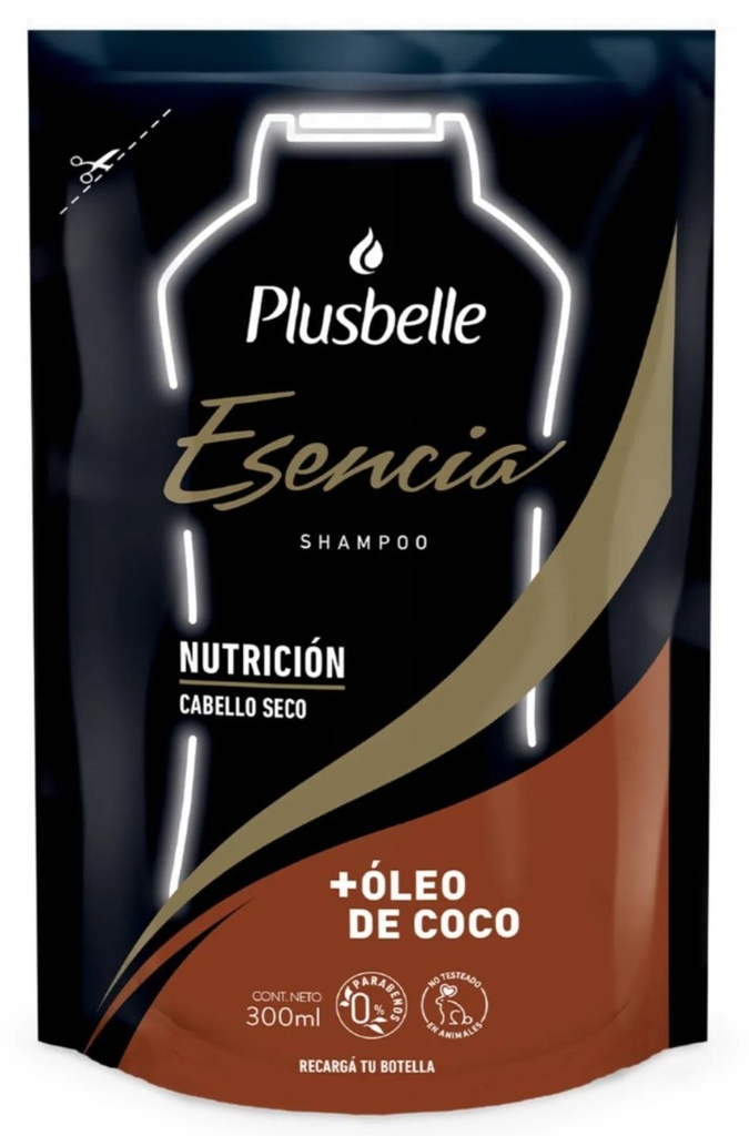 PLUSBELLE SH ESENCIA NUTRICION DP 300ml x12
