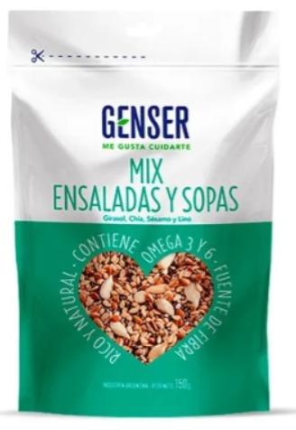 GENSER MIX ENSALADAS Y SOPAS 150gs x12