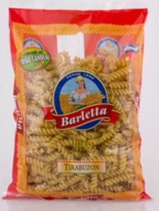 BARLETTA FIDEOS TIRABUZON 500gr x12