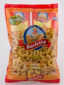 BARLETTA FIDEOS CODITO RAYADO 500gr x12