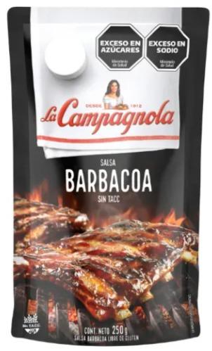 LA CAMPAGNOLA SALSA BARBACOA 250gr x24