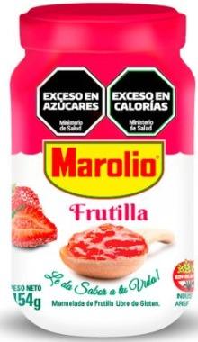 MAROLIO MERMELADA FRUTILLA 454gr x12