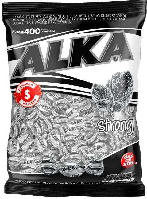 ALKA CARAMELOS STRONG 800gr x10