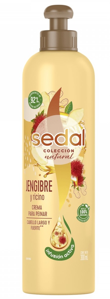 SEDAL CR PARA PEINAR 300ML JENGIBRE X12