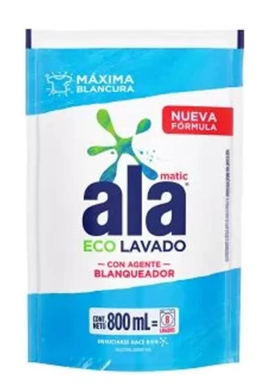 ALA LIQ MATIC ECOLAV MAX BL 800ml x12