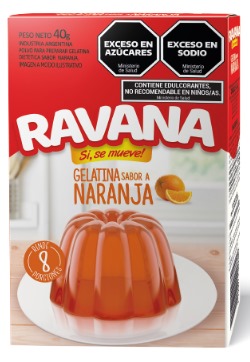 RAVANA GELATINA NARANJA x 40gr. x 12u
