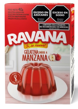 RAVANA GELATINA MANZANA x 40gr. x 12u