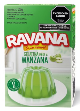 RAVANA GELATINA DIET MANZANA x 25gr. x 12u