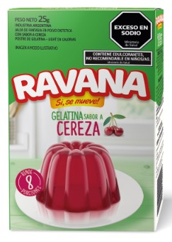 RAVANA GELATINA DIET CEREZA x 25gr. x 12u