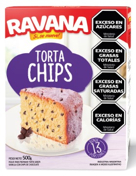 RAVANA TORTA CHIPS 500gr x6