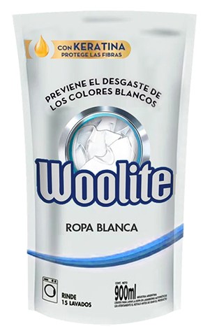 WOOLITE ROPA BLANCA DP 900ML X 12U