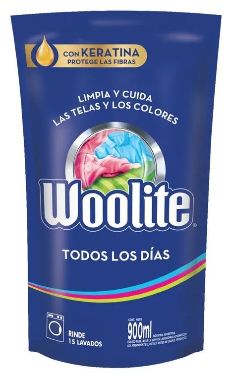 WOOLITE ROPA TODO EL DIA X 900MLX 12U