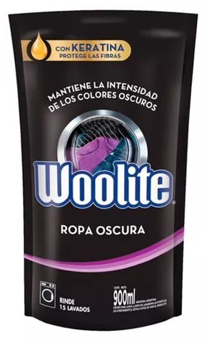 WOOLITE ROPA OSCURA X 900MLX 12U