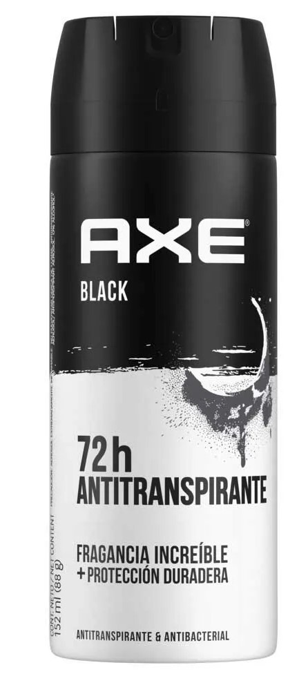 AXE DEO AEROSOL AP BLACK 12X150ML x BULTO