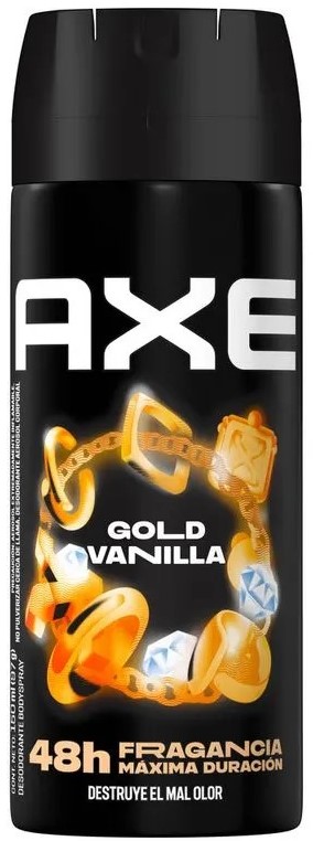 AXE DEO AEROSOL BS GOLD VAINILLA 12X97X15 x BULTO