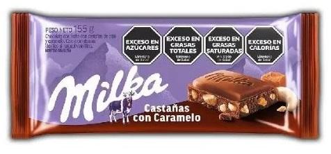 UNIDAD MILKA TABLETA CASTANA 155gr x1 (12D 4/B)