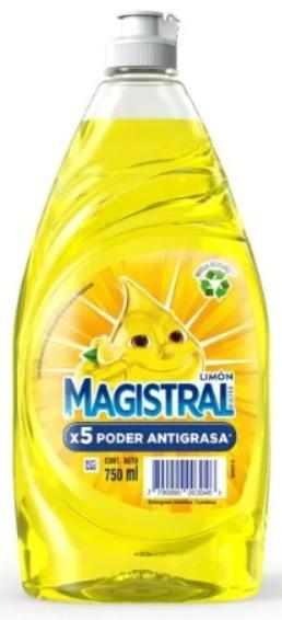 DETERGENTE MAGISTRAL LIMON 750ML X 18U