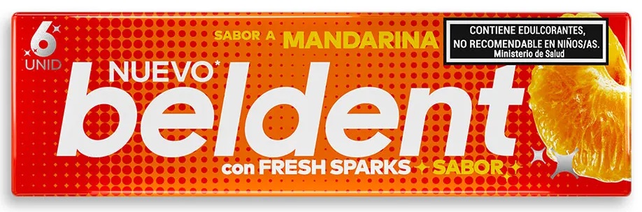 DISPLAY BELDENT MANDARINA x 20U