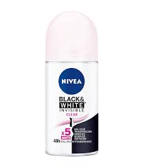 NIVEA ROLL MUJER X 50ML INVISIBLE B&W CLEAR