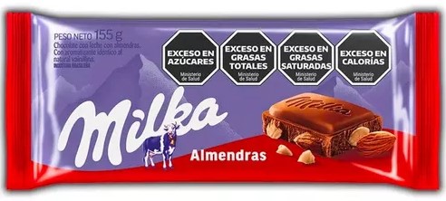 UNIDAD MILKA TABLETA ALMENDRA 12U X 155GR (B/4)