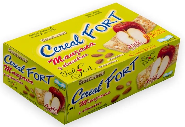 FELFORT DISPLAY CEREALFORT MANZANA 24X22GR (B/8)