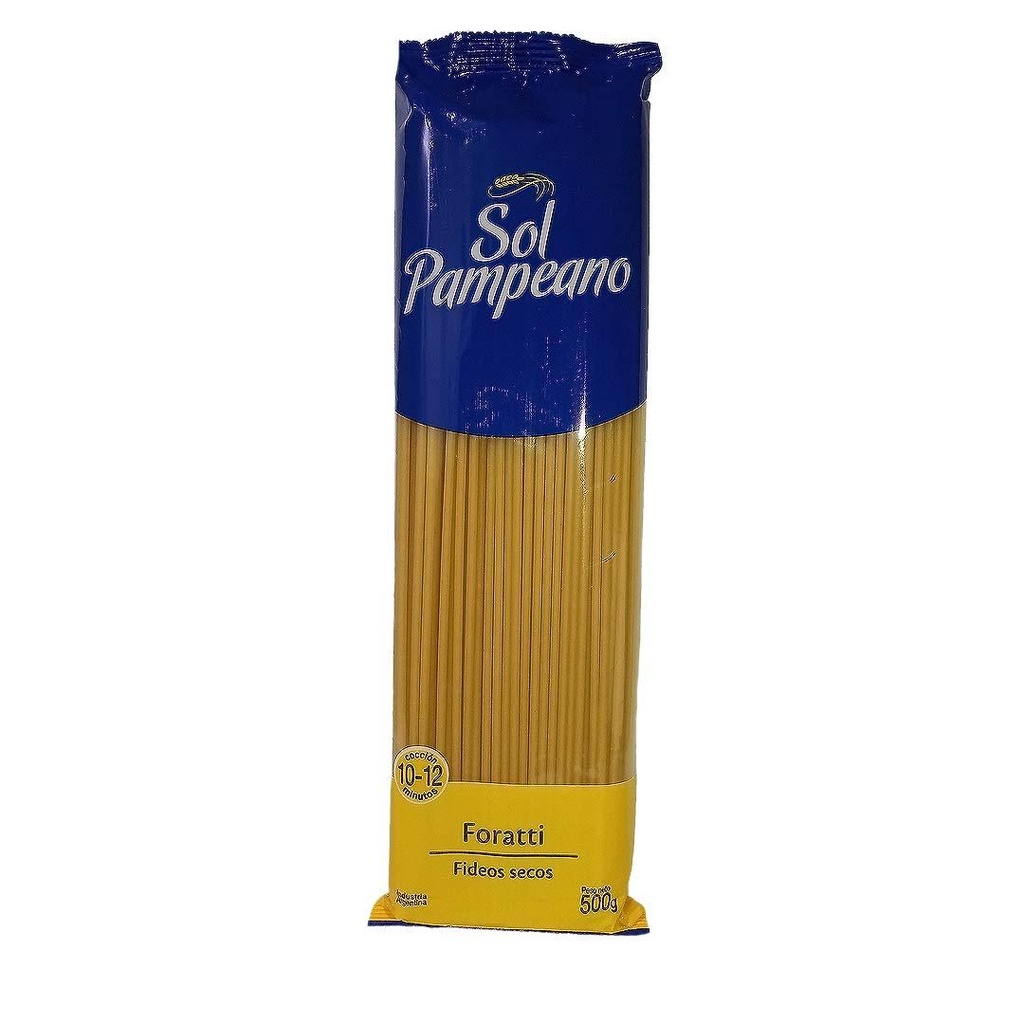 FIDEOS SOL PAMPEANO FORATTI 500gr x20