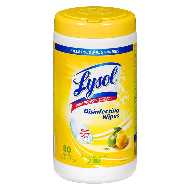 LYSOL WIPES CITRICA X72X5U (3136503)