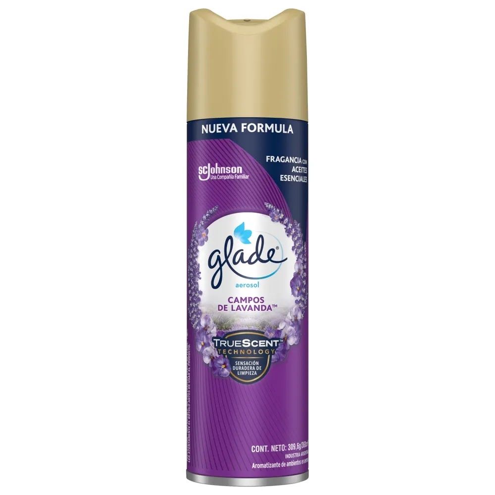 GLADE AERO AMBIENTE CAMPOS DE LAVANDA 380ml x6